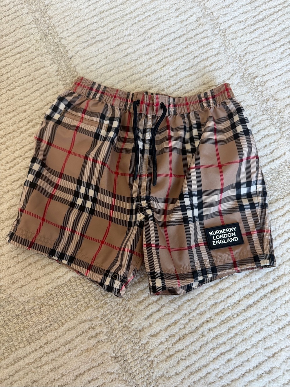 Boys Burberry Swim Trunks